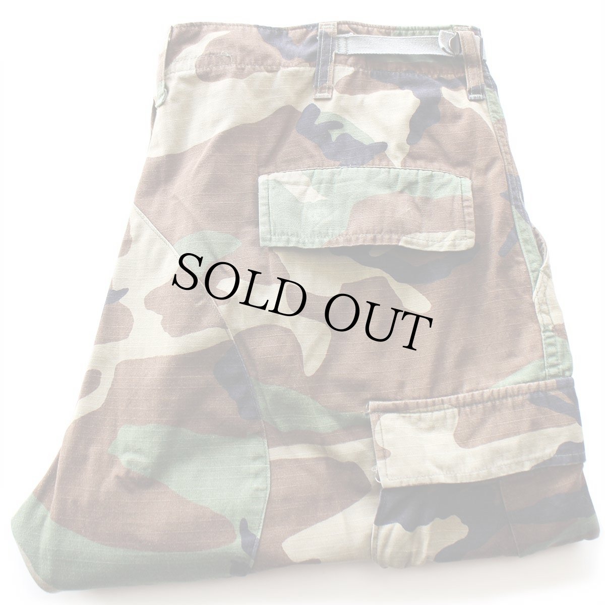 画像1: 90s 米軍 U.S.ARMY ウッドランドカモ BDU カーゴパンツ L-R (1)