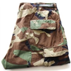 画像1: 90s 米軍 U.S.ARMY ウッドランドカモ BDU カーゴパンツ L-R★07 (1)