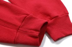 画像6: 80s USA製 RUSSELLラッセル Owl Night in the Hay Hoedown 1988 フクロウ 前V スウェット 赤 XL (6)