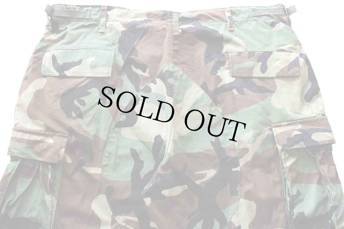 画像5: 00s 米軍 U.S.ARMY ウッドランドカモ BDU カーゴパンツ XL-R (5)
