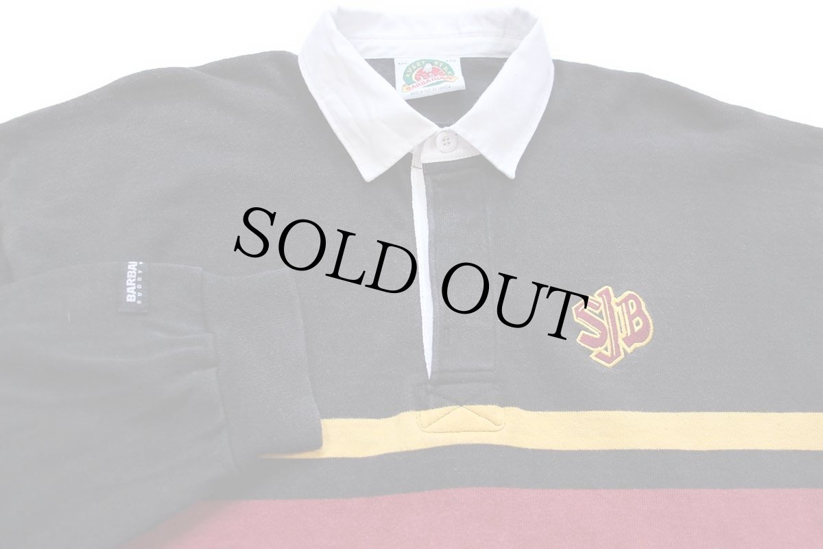 画像3: カナダ製 BARBARIANバーバリアン SJB 刺繍 コットン ラガーシャツ 黒 3XL★特大 (3)