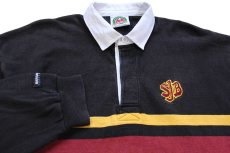 画像3: カナダ製 BARBARIANバーバリアン SJB 刺繍 コットン ラガーシャツ 黒 3XL★特大 (3)