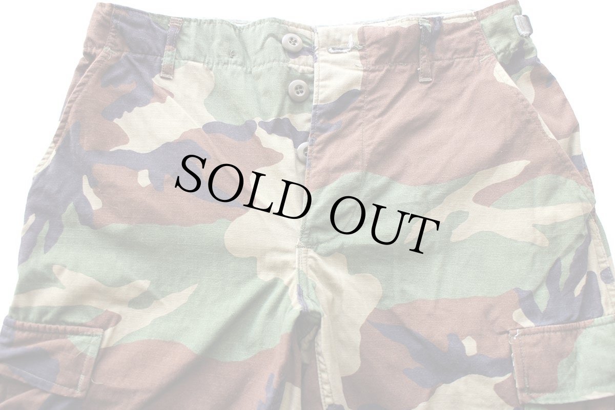 画像4: 90s 米軍 U.S.ARMY ウッドランドカモ BDU カーゴパンツ S-XS★03 (4)