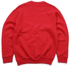 画像2: 80s USA製 Disneyディズニー ミッキー マウス ドナルドダック サンタクロース クリスマス スウェット 赤 M (2)