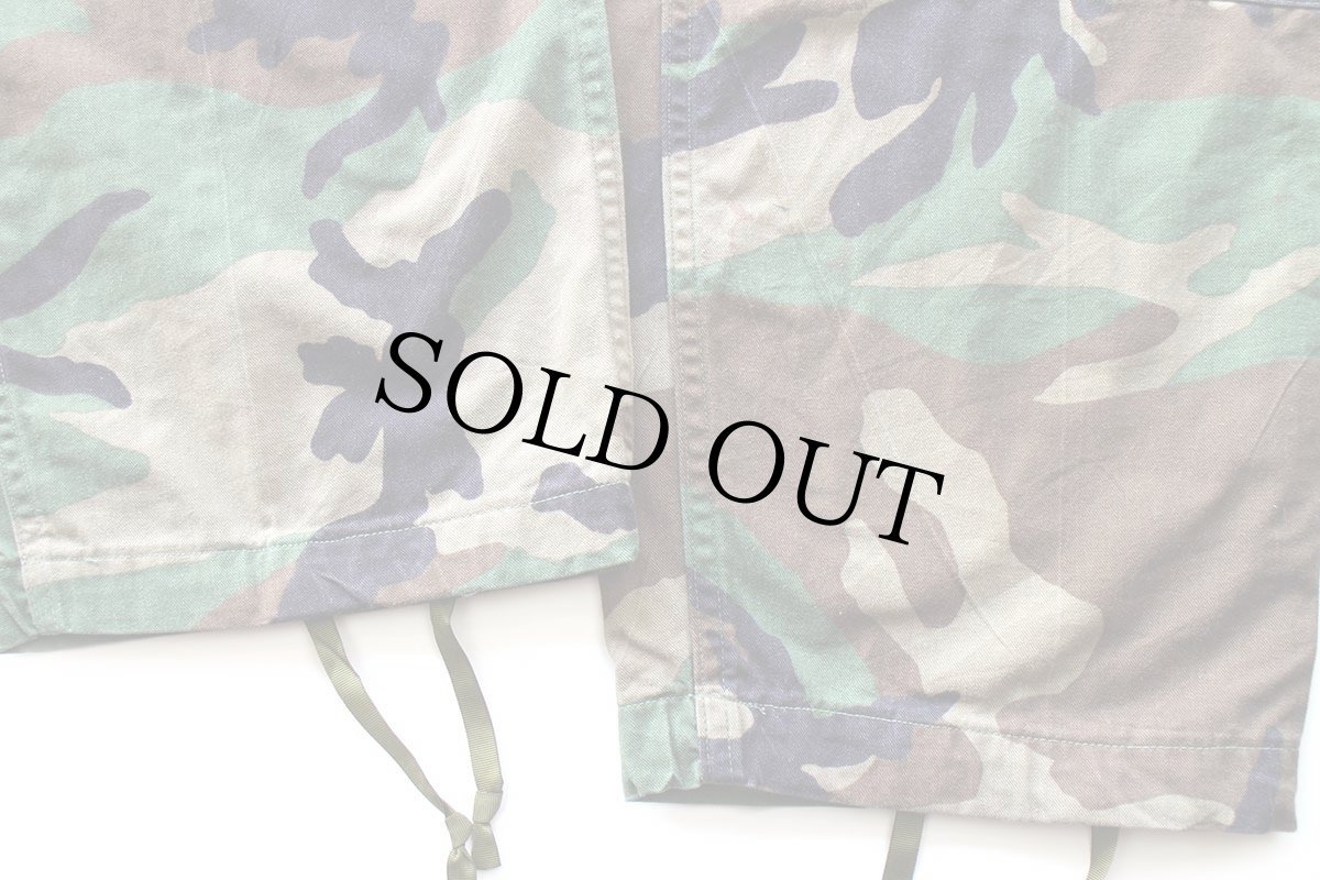 画像7: 90s 米軍 U.S.ARMY ウッドランドカモ BDU カーゴパンツ L-S (7)