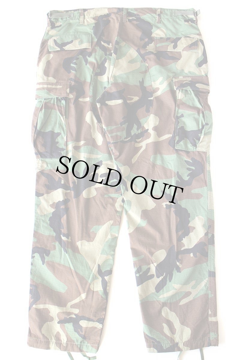 画像3: 00s 米軍 U.S.ARMY ウッドランドカモ BDU カーゴパンツ XL-R (3)