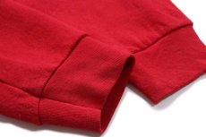 画像6: 90s USA製 Disney ディズニー MICKEY ミッキー マウス アート スウェット 赤 XL (6)