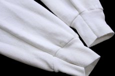 画像6: 90s USA製 Leeリー フィッシュ アップリケ&ハンドペイント アート スウェット 白 XXL★特大 (6)