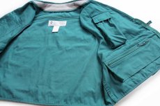 画像5: 90s Columbiaコロンビア PFG フィッシングベスト グリーン XL (5)