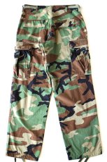 画像3: 00s 米軍 U.S.ARMY ウッドランドカモ BDU カーゴパンツ S-S★02 (3)