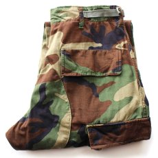 画像1: 90s 米軍 U.S.ARMY ウッドランドカモ BDU カーゴパンツ S-XS★03 (1)