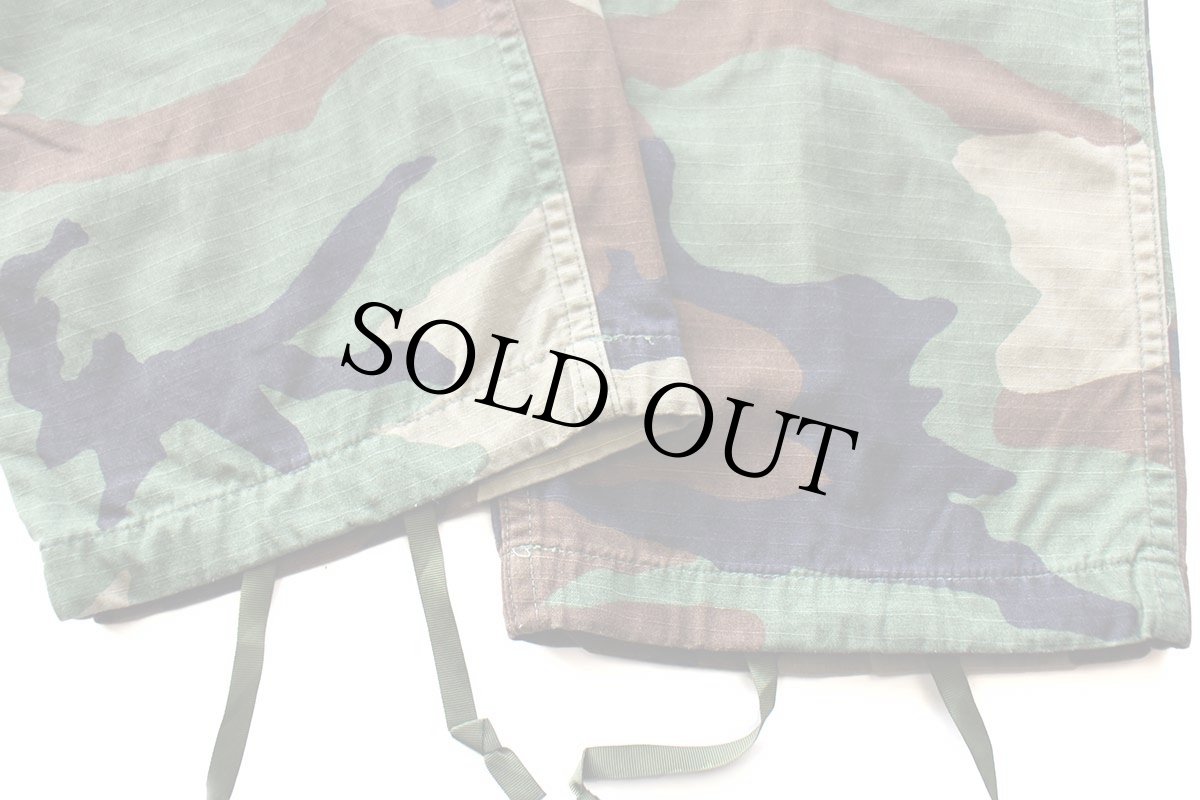 画像8: 90s 米軍 U.S.ARMY ウッドランドカモ BDU カーゴパンツ L-R (8)