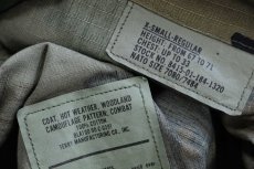 画像4: 90s 米軍 U.S.ARMY ウッドランドカモ BDU ジャケット XS-R (4)