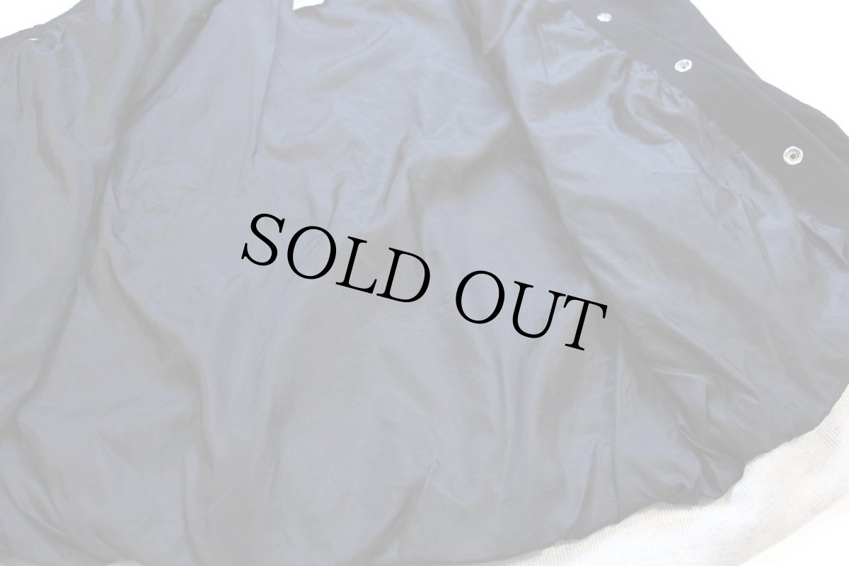 画像5: 00s FRUIT OF THE LOOM 無地 リブライン スウェット スタジャン 黒 L (5)