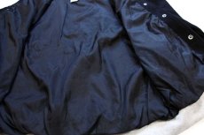 画像5: 00s FRUIT OF THE LOOM 無地 リブライン スウェット スタジャン 黒 L (5)