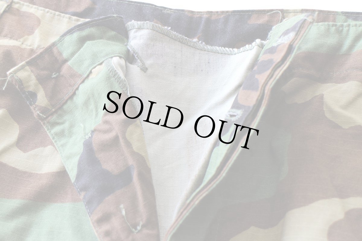 画像7: 00s 米軍 U.S.ARMY ウッドランドカモ BDU カーゴパンツ XL-R (7)