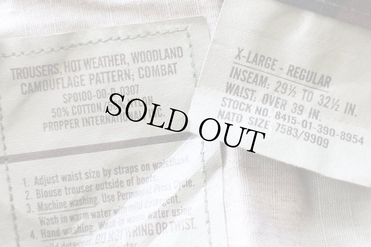 画像6: 00s 米軍 U.S.ARMY ウッドランドカモ BDU カーゴパンツ XL-R (6)