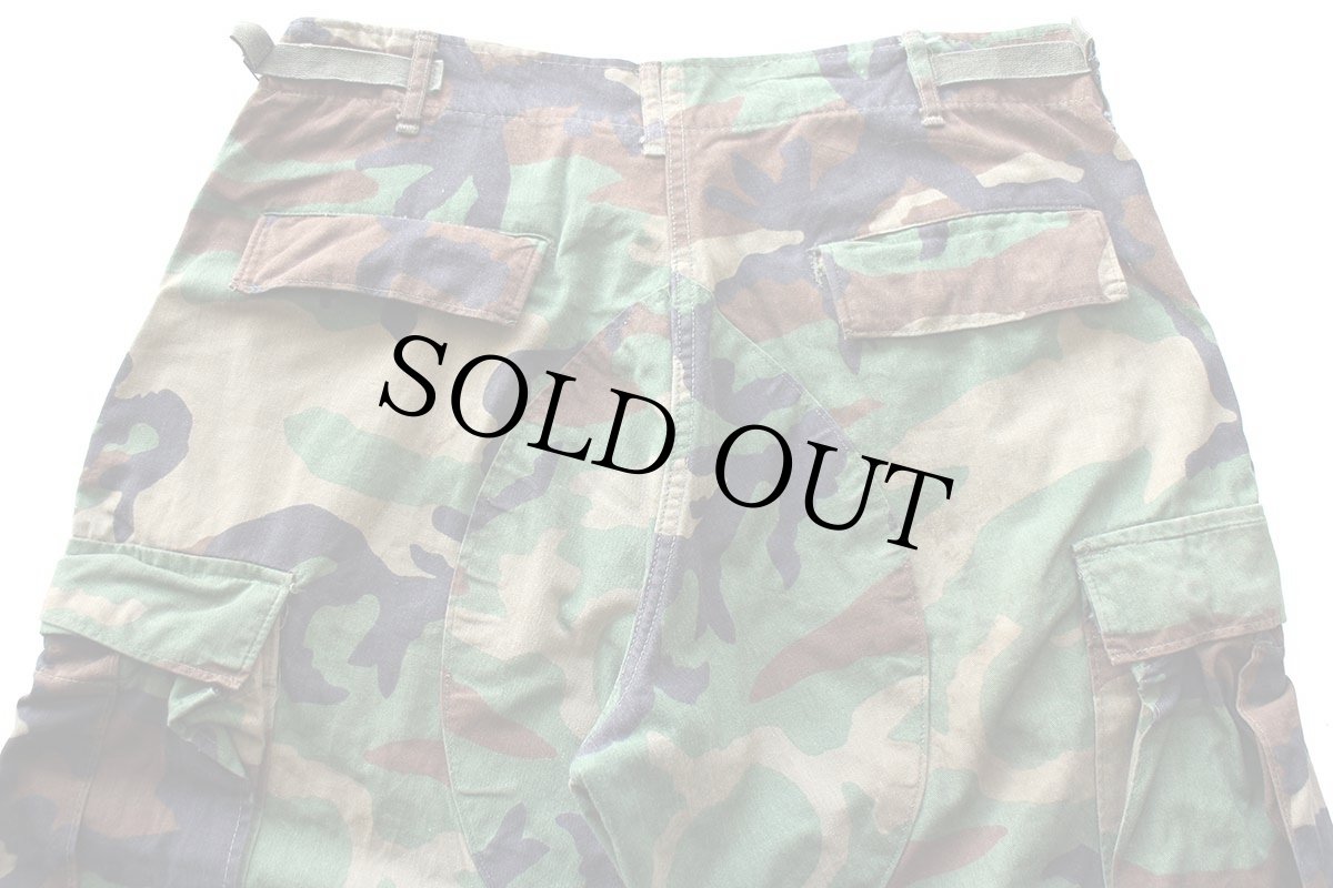 画像5: 80s 米軍 U.S.ARMY ウッドランドカモ BDU カーゴパンツ M-R (5)