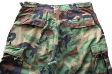 画像5: 80s 米軍 U.S.ARMY ウッドランドカモ BDU カーゴパンツ M-R★04 (5)