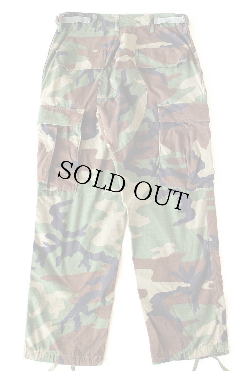 画像3: 90s 米軍 U.S.ARMY ウッドランドカモ BDU カーゴパンツ S-XS★03 (3)