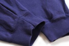 画像5: 90s ポロ ラルフローレン ワンポイント コットン ラガーシャツ ナス紺 XXL★特大 (5)