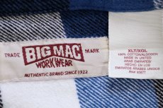 画像4: BIGMACビッグマック ブロックチェック コットン フランネル ウエスタンシャツ XLT (4)