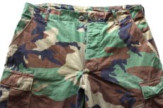 画像4: 80s 米軍 U.S.ARMY ウッドランドカモ BDU カーゴパンツ M-R★04 (4)