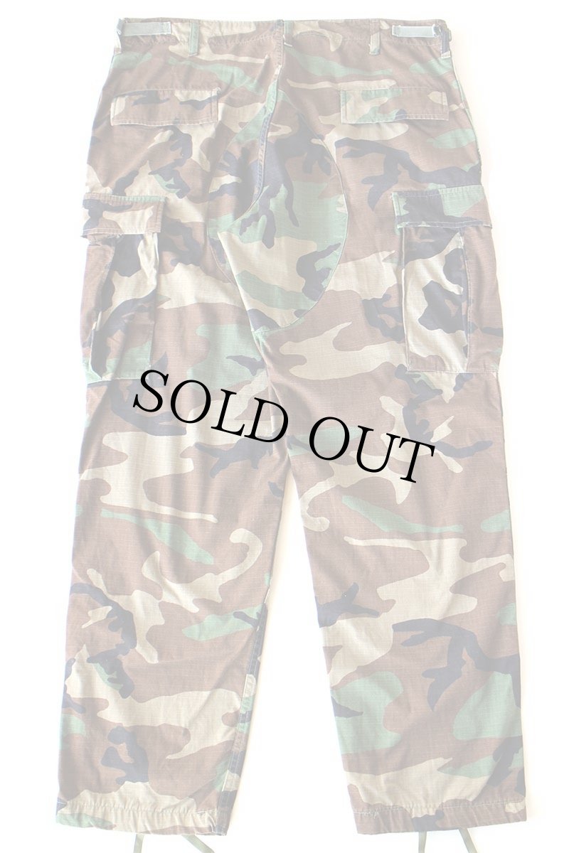 画像3: 90s 米軍 U.S.ARMY ウッドランドカモ BDU カーゴパンツ L-R (3)
