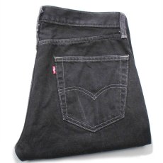 画像1: Levi'sリーバイス 505 ブラック デニムパンツ W33 L30★SDP4365 (1)