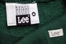 画像4: 90s USA製 Leeリー ILLINOIS STATE POLICE ひび割れプリント スウェット 緑 M (4)