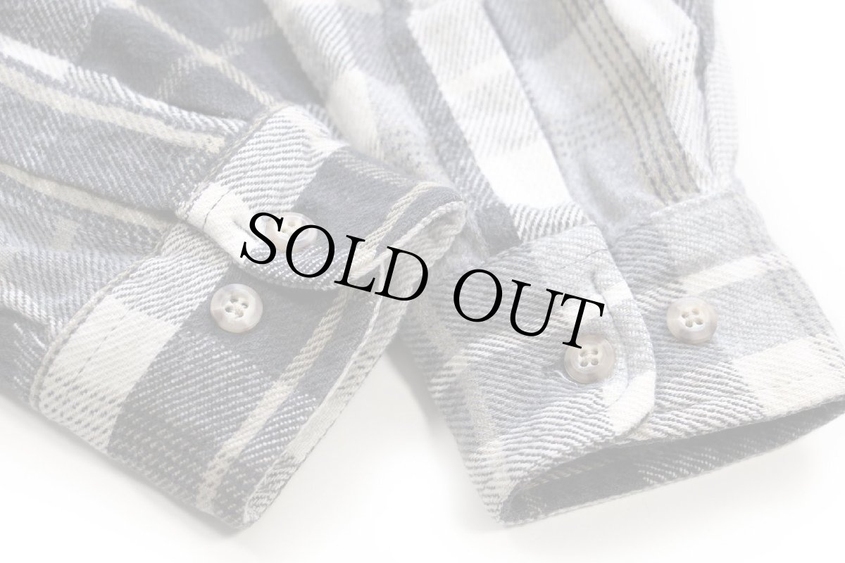 画像6: 90s carharttカーハート チェック コットン フランネルシャツ (6)