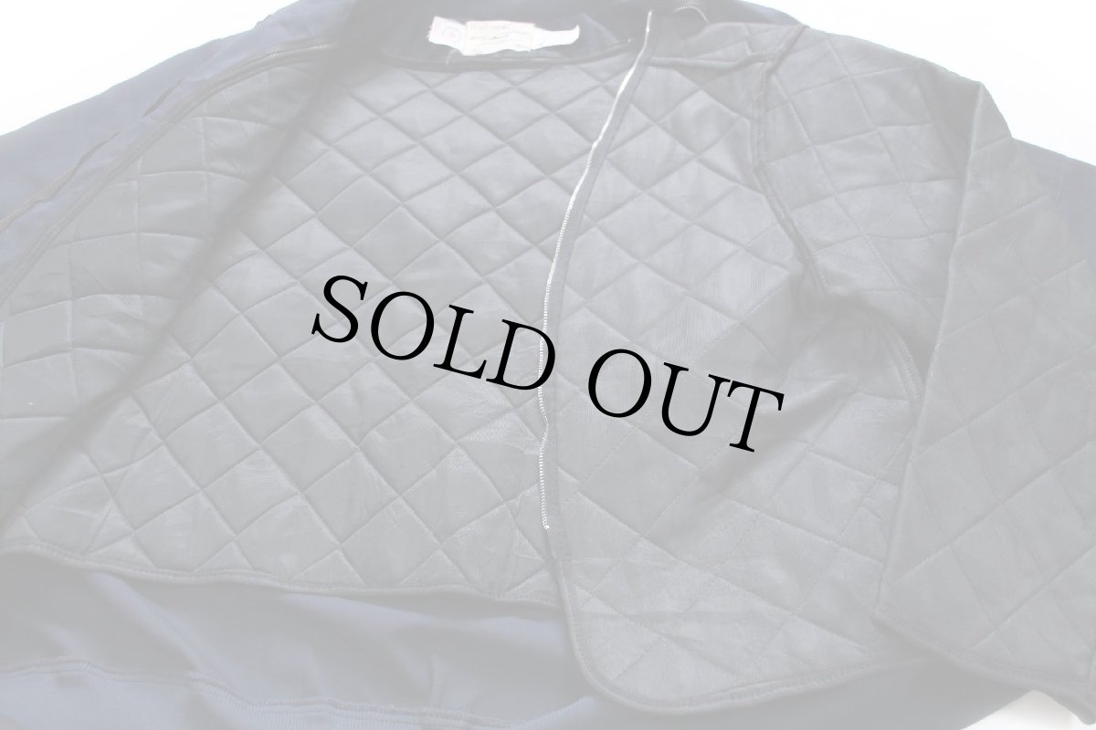 画像5: 90s USA製 JOHNSON GARMENT キルティングライナー ワークジャケット 濃紺 XL (5)