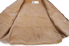 画像5: 90s USA製 carharttカーハート ダック地×コーデュロイ ハンティングベスト 茶 2XL★特大 (5)