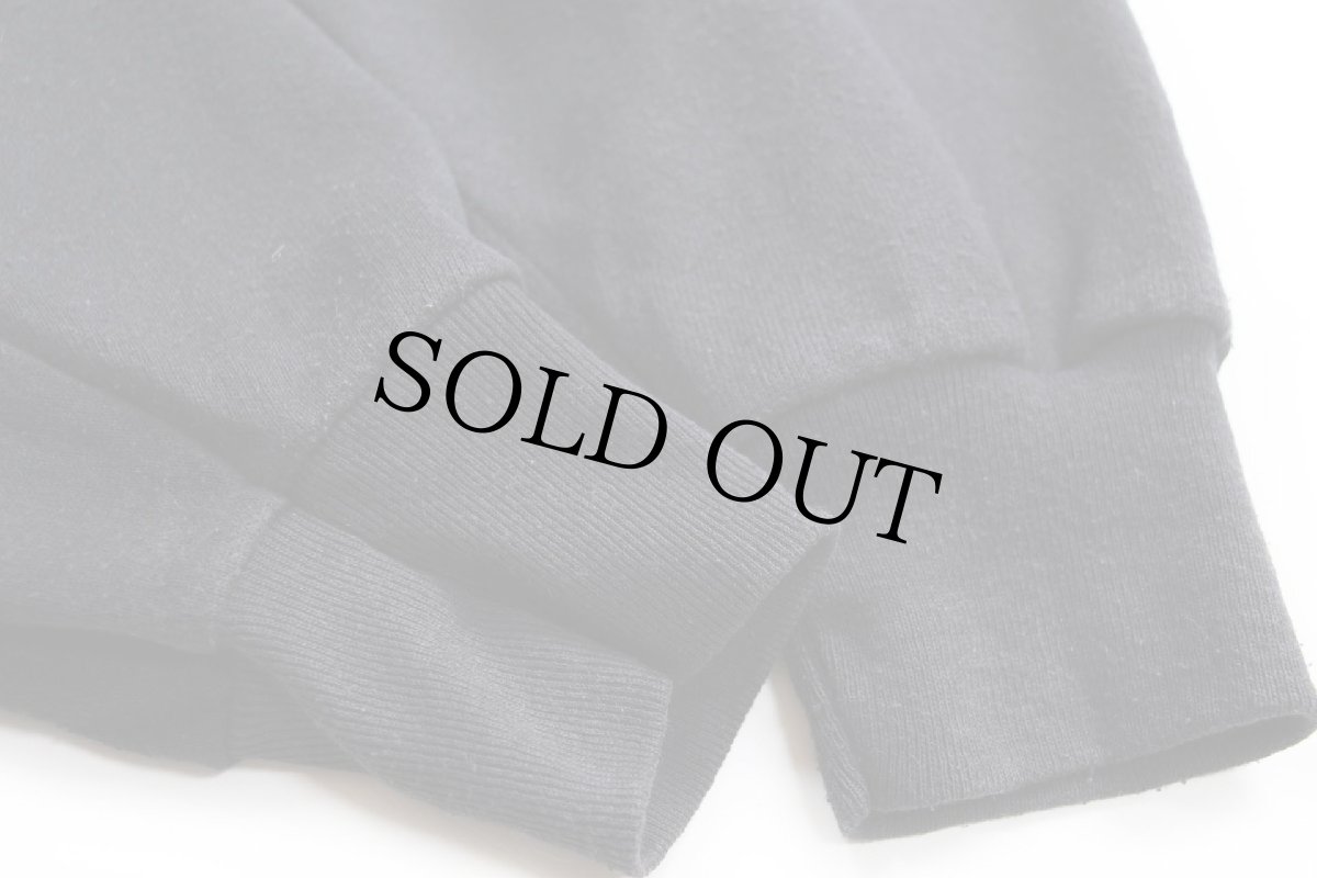 画像6: 90s USA製 YOUNGSTOWN PENGUINS マスコット ひび割れプリント スウェット 黒 XL (6)