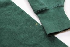 画像6: 90s USA製 Leeリー OHIO UNIVERSITY フラタニティ アメフト 刺繍 リバースウィーブ スウェット 緑 XL (6)