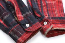 画像6: 70s BIG YANKビッグヤンク チェック コットン フランネルシャツ (6)