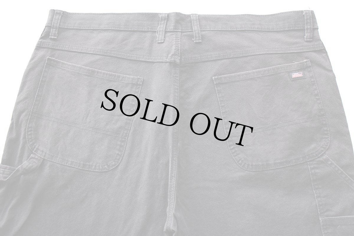 画像5: Dickiesディッキーズ ストレッチ ダック地 ペインターパンツ 黒 W40 L30 (5)