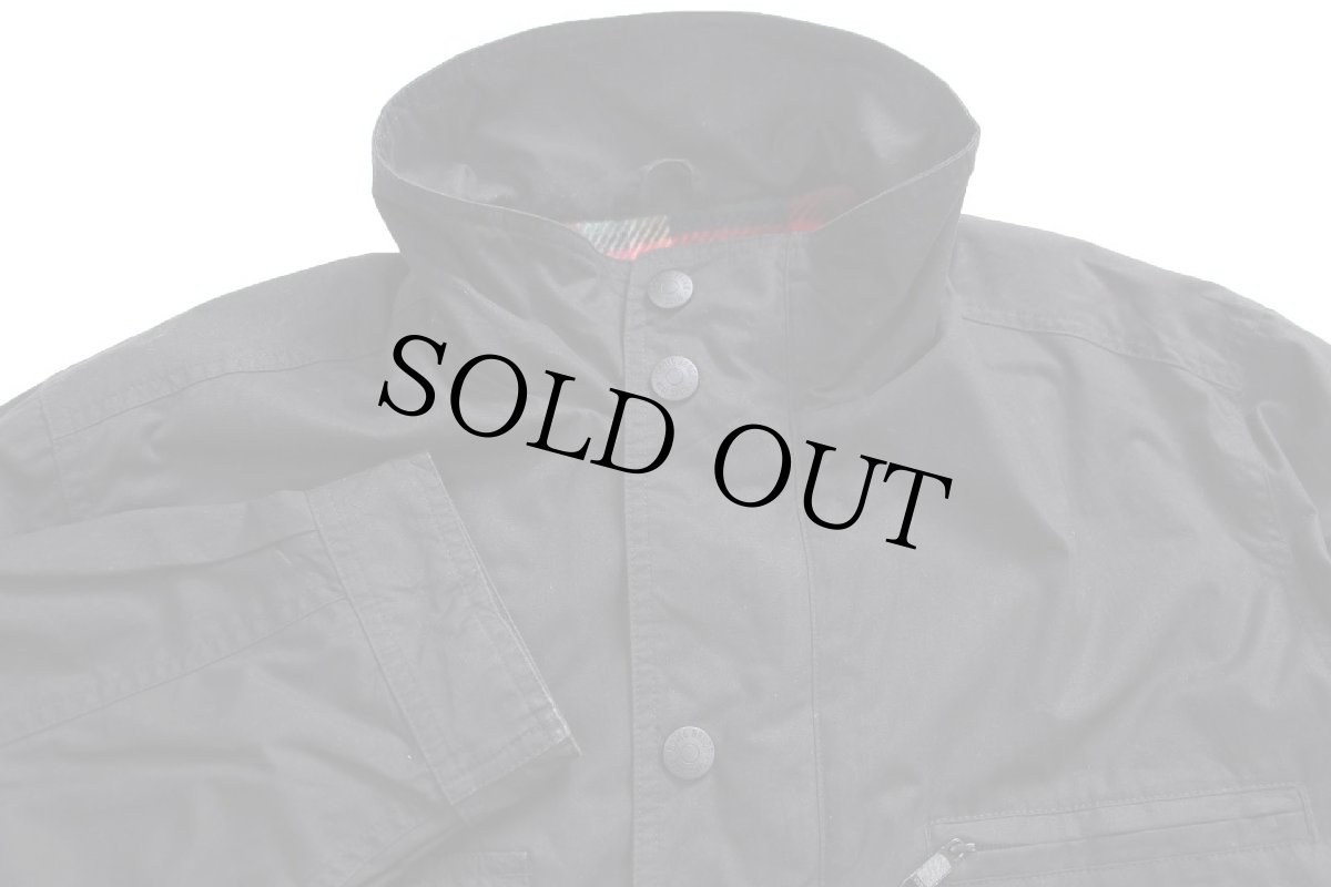 画像3: 90s EddieBauerエディーバウアー タータンチェック ウールライナー マウンテンジャケット 黒 L (3)