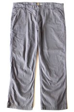 画像2: carharttカーハート ストレッチ ライトダック地 ワークパンツ グレー W42 L30★B (2)