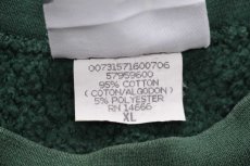 画像5: 90s USA製 Leeリー OHIO UNIVERSITY フラタニティ アメフト 刺繍 リバースウィーブ スウェット 緑 XL (5)