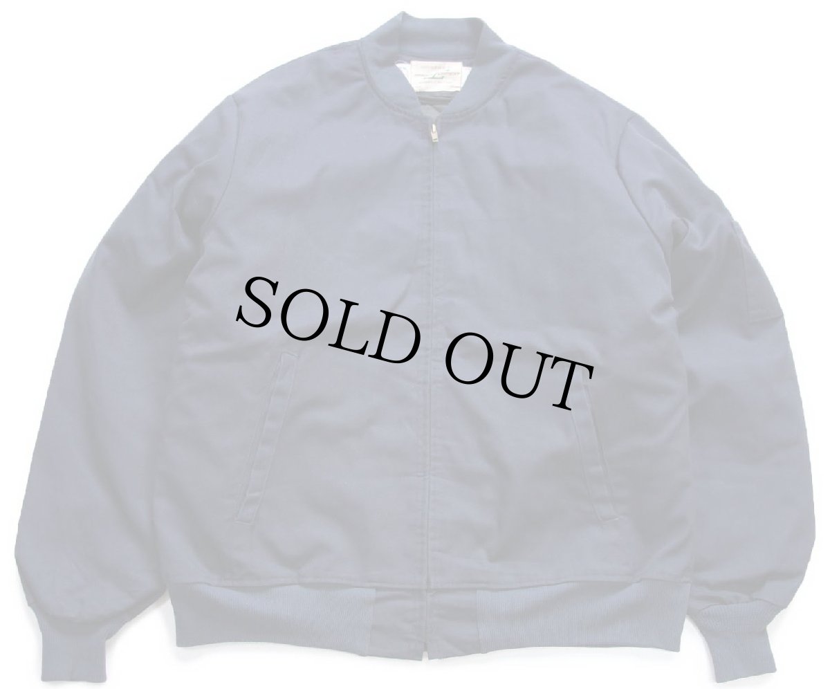 画像1: 90s USA製 JOHNSON GARMENT キルティングライナー ワークジャケット 濃紺 XL (1)