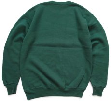 画像2: 90s USA製 Leeリー ILLINOIS STATE POLICE ひび割れプリント スウェット 緑 M (2)