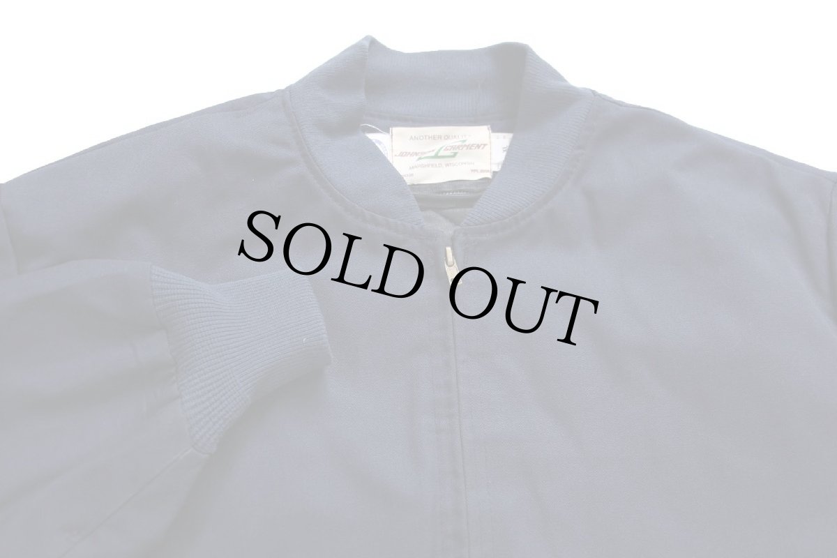 画像3: 90s USA製 JOHNSON GARMENT キルティングライナー ワークジャケット 濃紺 XL (3)