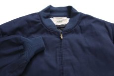 画像3: 90s USA製 JOHNSON GARMENT キルティングライナー ワークジャケット 濃紺 XL (3)