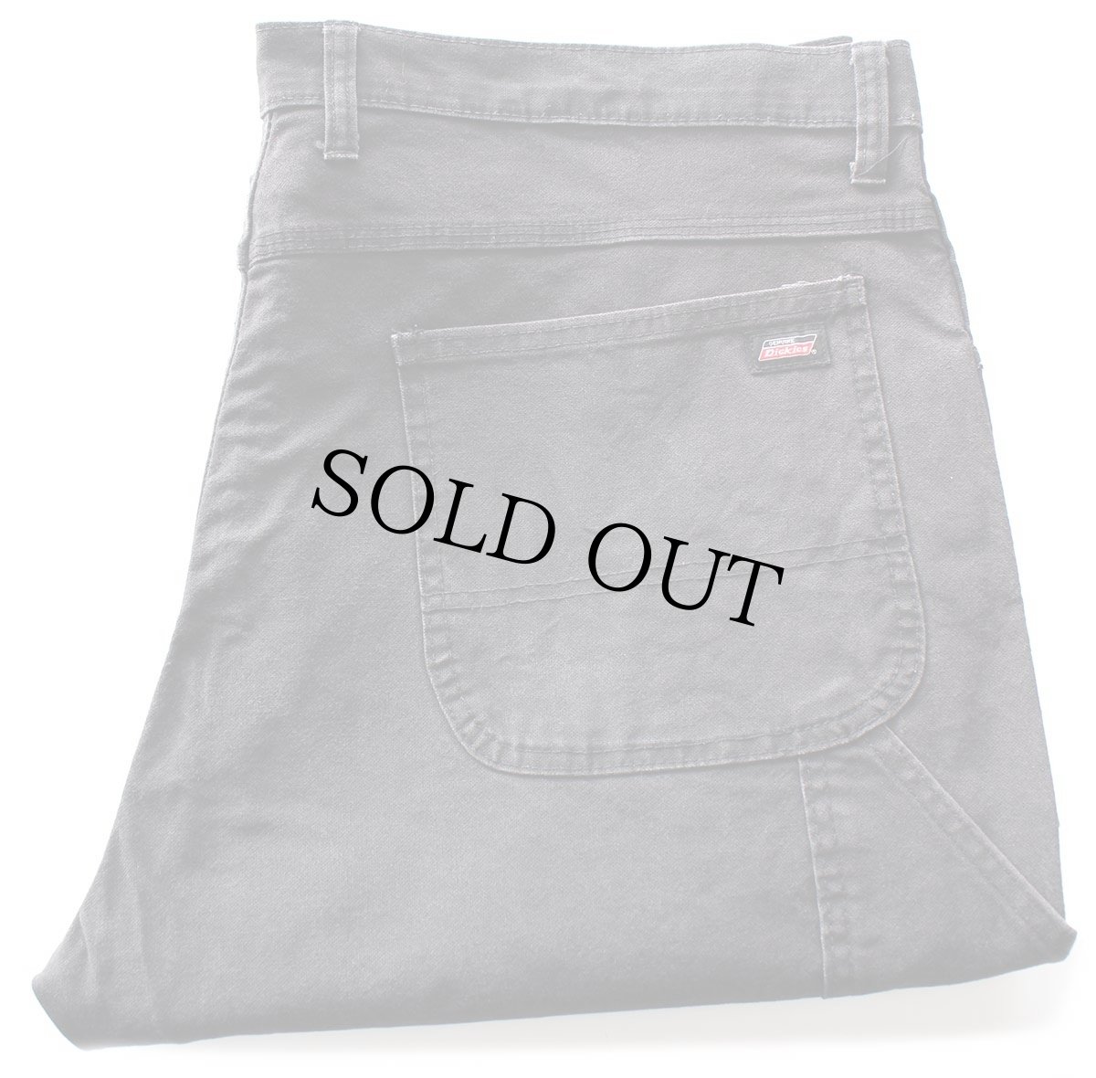 画像1: Dickiesディッキーズ ストレッチ ダック地 ペインターパンツ 黒 W40 L30 (1)