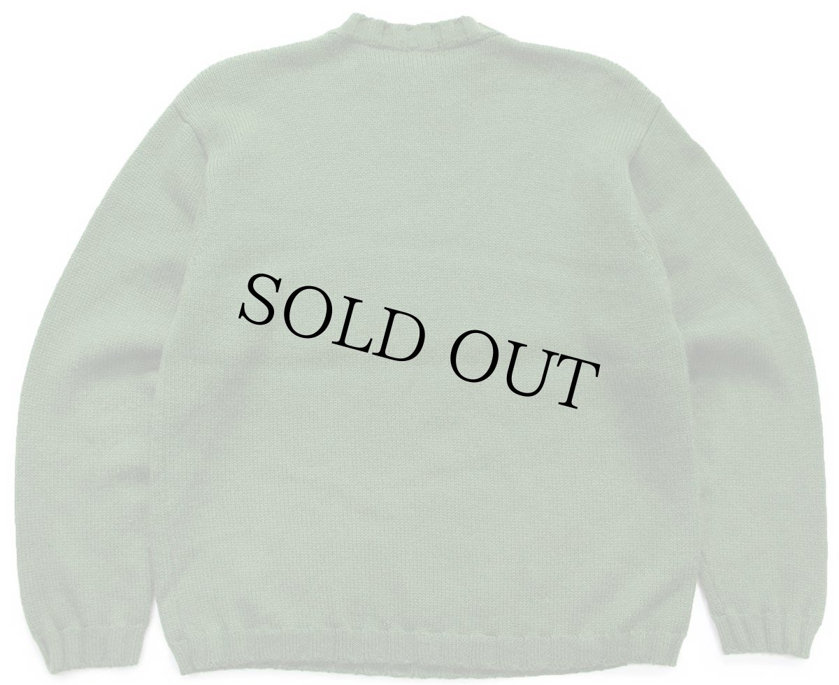 画像2: 90s J.CREW 無地 ウールニット セーター 緑 L (2)