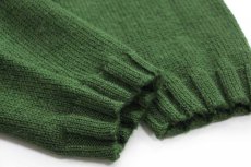 画像6: 90s J.CREW 無地 ウールニット セーター 緑 L (6)