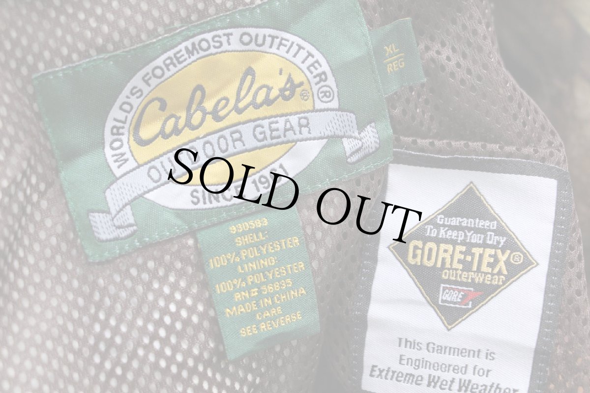 画像5: Cabela'sカベラス ADVANTAGE TIMBER リアルツリーカモ GORE-TEXゴアテックス ポリエステルパーカー XL (5)