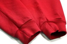 画像6: 80s USA製 Hanes DISNEY ディズニー MINNIE ミニー マウス 発泡プリント スウェット 赤 S (6)