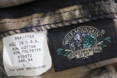 画像6: 90s USA製 WOLF MOUNTAIN MOSSY OAK BREAK UP リアルツリーカモ カーゴパンツ L (6)